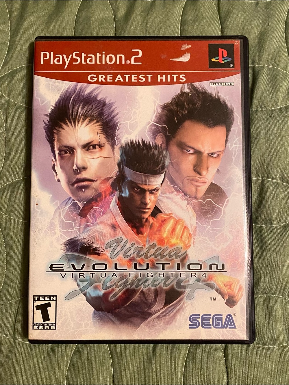 Virtua Fighter 4: Evolution (PlayStation 2) - Red Cover Artwork by